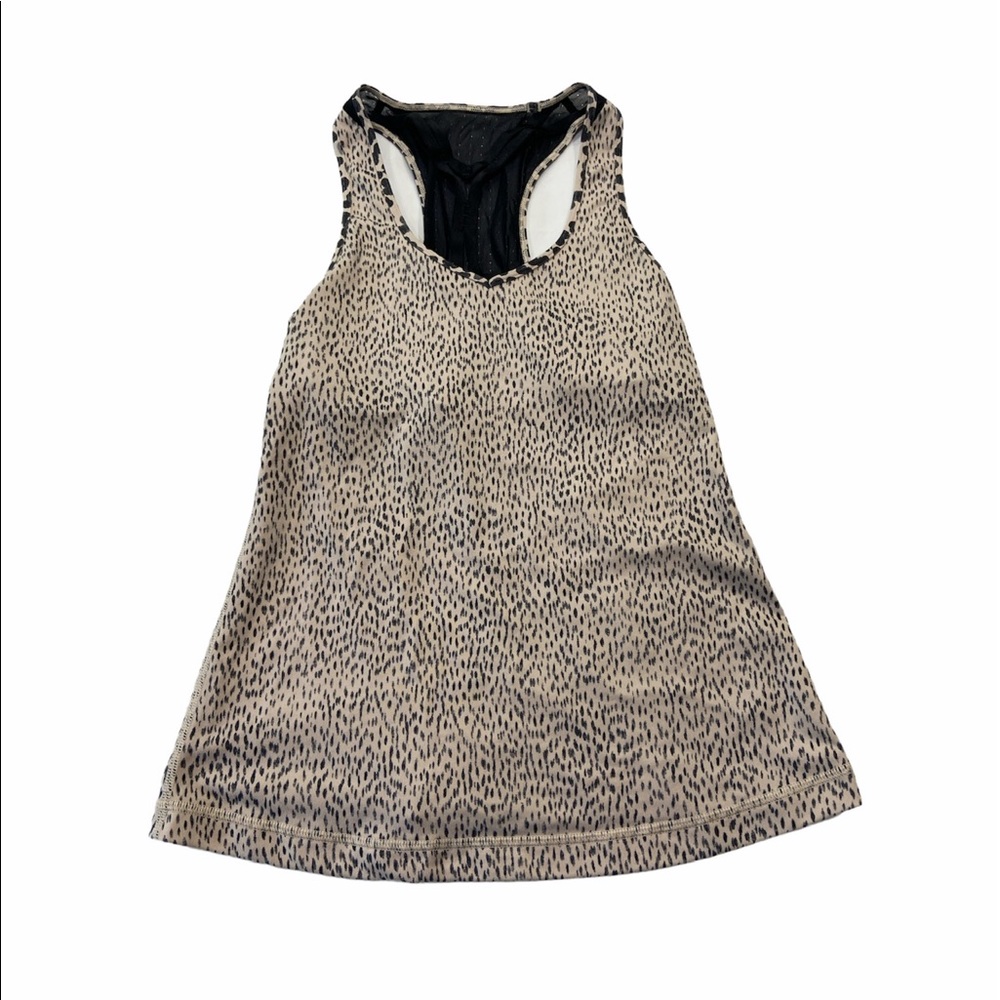 LULULEMON Leopard print Tankini top